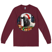 Burgundy christmas dorper sheep Long Sleeve Tee - LillyAllenDesigns