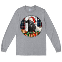 Heather Grey christmas dorper sheep Long Sleeve Tee - LillyAllenDesigns