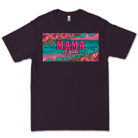 Plum pink roses mama of girls license plate Premium Tee - Artiststas