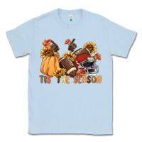 Dusty Blue tis' the season Classic Tee - MaliasSmallBusiness