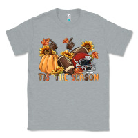 Heather Grey tis' the season Classic Tee - MaliasSmallBusiness