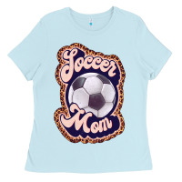 Baby Blue soccer mom Ladies Tee - JahusDesignShop