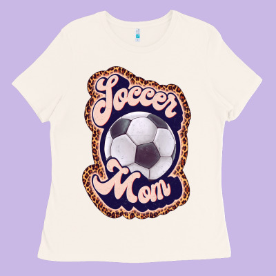 Soccer Mom Ladies Tee Designed By Jahusdesignshop