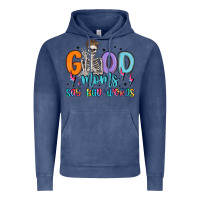 Vintage Denim good moms say bad words Vintage Hoodie - MaliasSmallBusiness