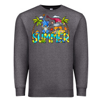 Charcoal Heather Summer Gnomes Premium Sweatshirt - CowCowDesign