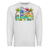 Oatmeal Heather Summer Gnomes Premium Sweatshirt - CowCowDesign