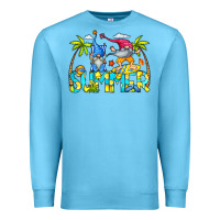 Ocean Blue Summer Gnomes Premium Sweatshirt - CowCowDesign