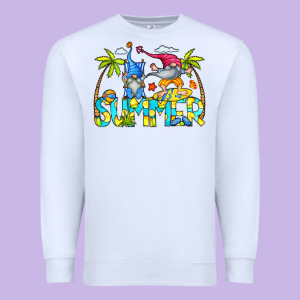 Summer Gnomes Premium Sweatshirt Designed By Cowcowdesign