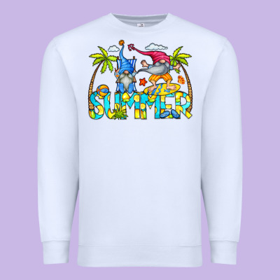 Summer Gnomes Premium Sweatshirt Designed By Cowcowdesign