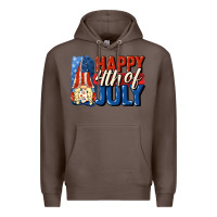 Coffee Happy 4th of july gnome Premium Hoodie - CowGirlArtShop