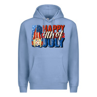 Colony Blue Happy 4th of july gnome Premium Hoodie - CowGirlArtShop