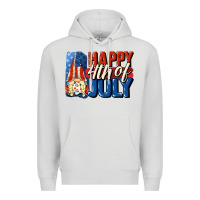 Dove Grey Happy 4th of july gnome Premium Hoodie - CowGirlArtShop