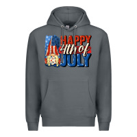 Rock Happy 4th of july gnome Premium Hoodie - CowGirlArtShop