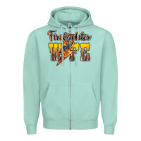 Seafoam Firefighter wife lightning bolt Zipper Hoodie - HowdyJamesFarm