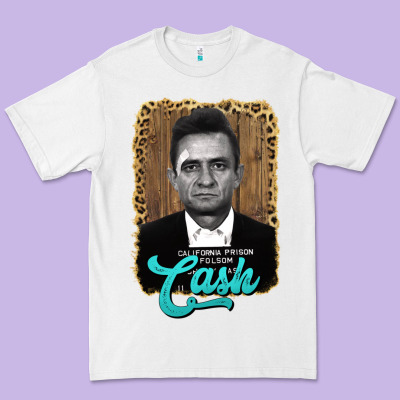 Johnny Cash Premium Tee Designed By Adodesignshop