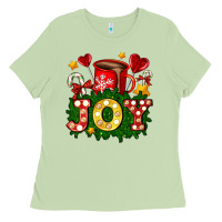 Matcha christmas joy coffee and candies Ladies Tee - AdoDesignShop
