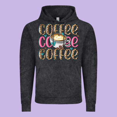 Coffee Coffee Coffee Vintage Hoodie Designed By Maliassmallbusiness