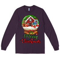 Plum Merry Christmas Long Sleeve Tee - LillyAllenDesigns