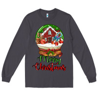 Smoke Merry Christmas Long Sleeve Tee - LillyAllenDesigns