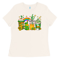 Bone st patricks day coffee Ladies Tee - Jasminsmagicworld