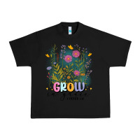 Black grow in grace Urban Heavy Tee - MaliasSmallBusiness