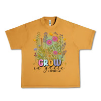 Peanut Butter grow in grace Urban Heavy Tee - MaliasSmallBusiness