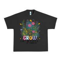 Pigment Black grow in grace Urban Heavy Tee - MaliasSmallBusiness