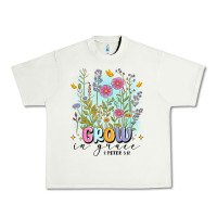 Pistachio grow in grace Urban Heavy Tee - MaliasSmallBusiness