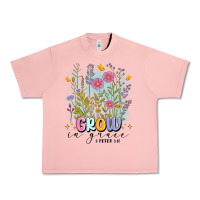 Salmon grow in grace Urban Heavy Tee - MaliasSmallBusiness