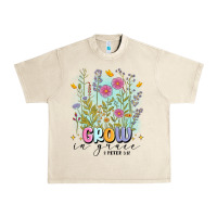 Sandshell grow in grace Urban Heavy Tee - MaliasSmallBusiness