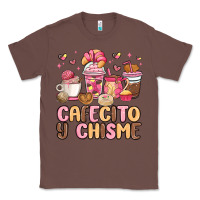 Chestnut cafecito y chisme Classic Tee - MaliasSmallBusiness