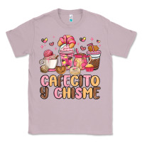 Lilac cafecito y chisme Classic Tee - MaliasSmallBusiness