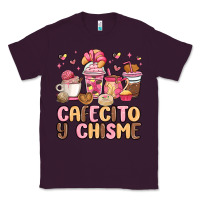 Plum cafecito y chisme Classic Tee - MaliasSmallBusiness