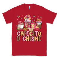 Red cafecito y chisme Classic Tee - MaliasSmallBusiness