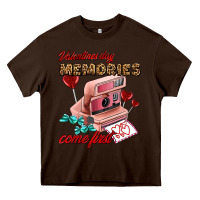 Chocolate Brown valentines day memories come first Heavy Core Tee - AdoDesignShop