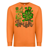 Carrot St. Patrick's A wee bit irish Premium Sweatshirt - OliviaCreatesArt