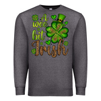 Charcoal Heather St. Patrick's A wee bit irish Premium Sweatshirt - OliviaCreatesArt
