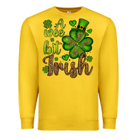 Lemon St. Patrick's A wee bit irish Premium Sweatshirt - OliviaCreatesArt