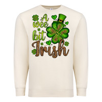 Sandshell St. Patrick's A wee bit irish Premium Sweatshirt - OliviaCreatesArt