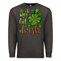 Smoke St. Patrick's A wee bit irish Premium Sweatshirt - OliviaCreatesArt