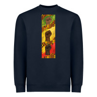 Navy juneteenth pen wrap Heavyweight Sweatshirt - BarkalooDesign