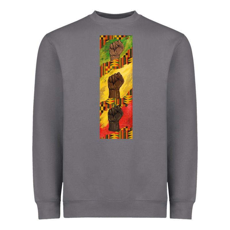 Juneteenth Pen Wrap Heavyweight Sweatshirt by BarkalooDesign | Teevron