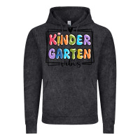 Vintage Black kinder garten vibes Vintage Hoodie - MaliasSmallBusiness
