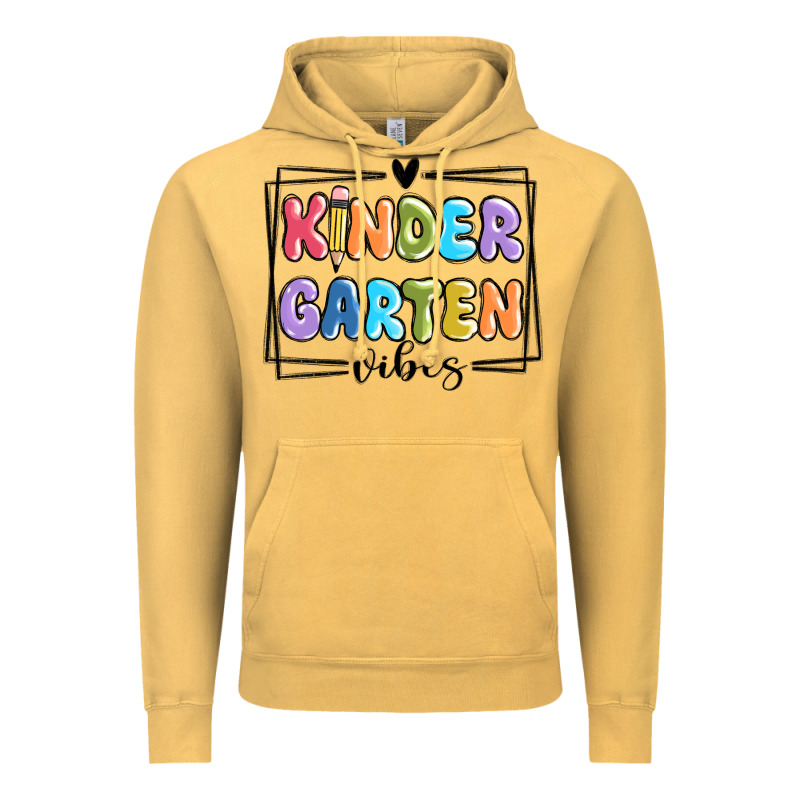 Kinder Garten Vibes Vintage Hoodie by MaliasSmallBusiness | Teevron