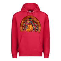 Cardinal fall pumpkin rainbow Premium Hoodie - JahusDesignShop