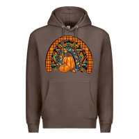 Coffee fall pumpkin rainbow Premium Hoodie - JahusDesignShop