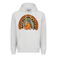 Dove Grey fall pumpkin rainbow Premium Hoodie - JahusDesignShop