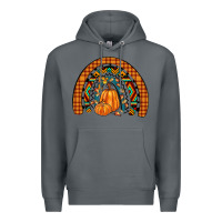 Rock fall pumpkin rainbow Premium Hoodie - JahusDesignShop