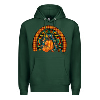 Sports Green fall pumpkin rainbow Premium Hoodie - JahusDesignShop