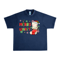 Navy merry what christmas cat Urban Heavy Tee - MaliasSmallBusiness